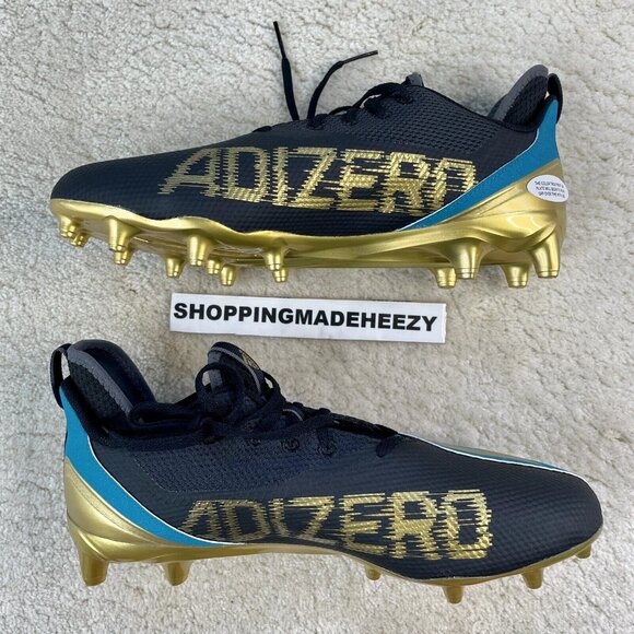 adidas ADIZERO SCORCH 2 Jacksonville Jaguars Football Cleats Black Teal main image 5